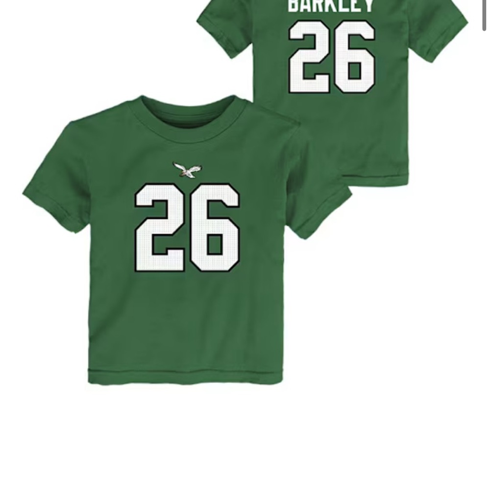Phila Eagles Saquon Barkley Jersey Tee